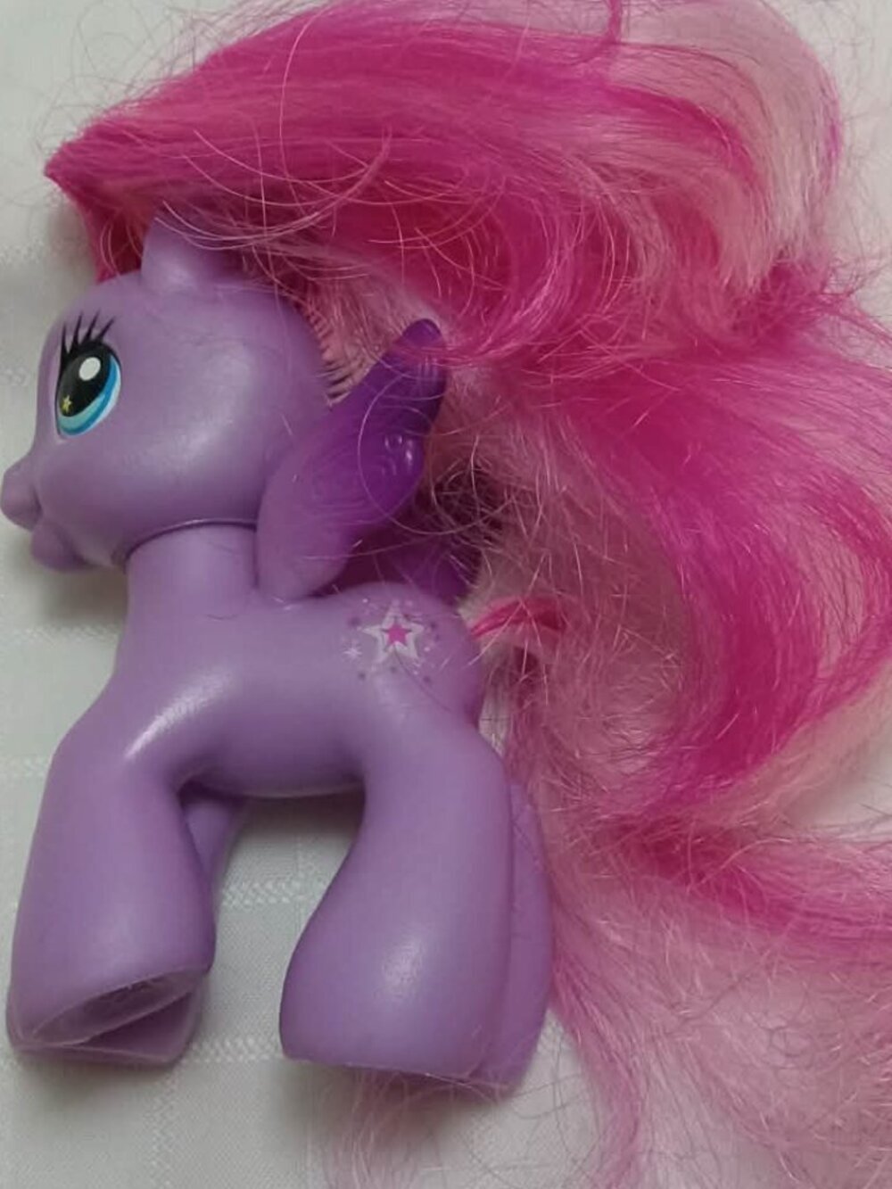 My Little Pony Star Song Plastic Figure 4" Swivel Head Wings Purple Pink 2008
